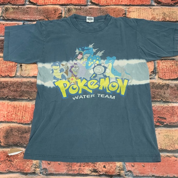 Vintage Pokémon Water Team Shirt - Picture 1 of 8